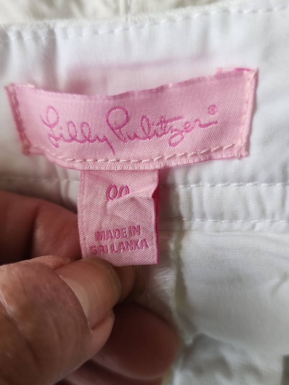 Lilly Pulitzer Scalloped Mini White Skirt Skort - Picture 5 of 10